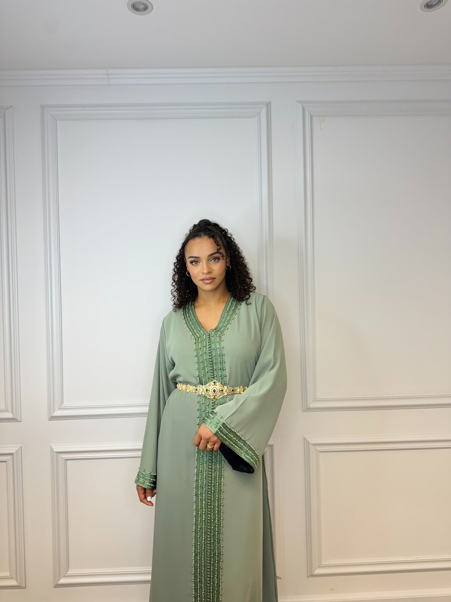 kaftan Kaftan Adra Licht Green