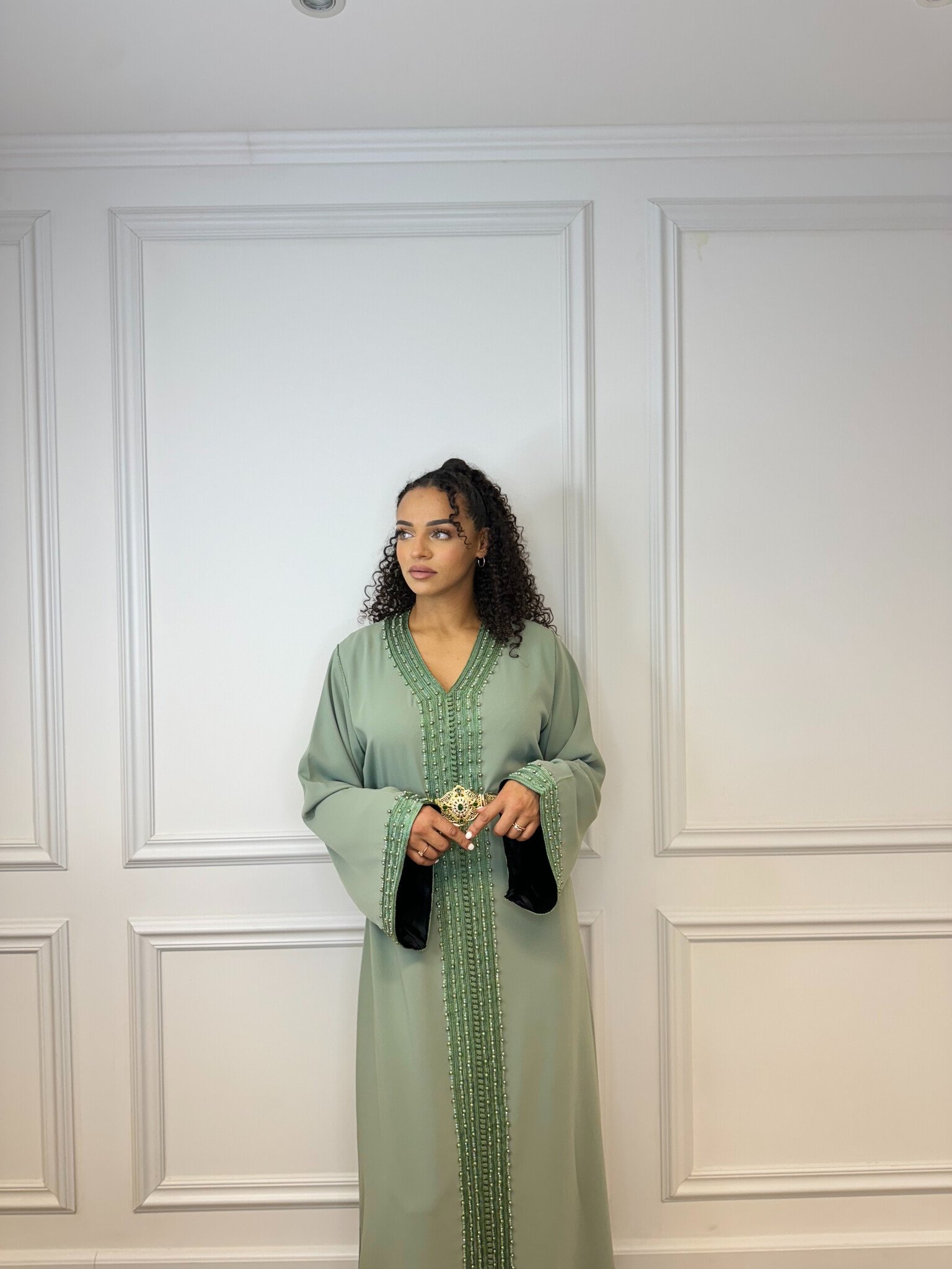 kaftan Kaftan Adra Licht Green