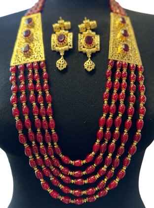 Necklace Sherine Red/ Bordeaux