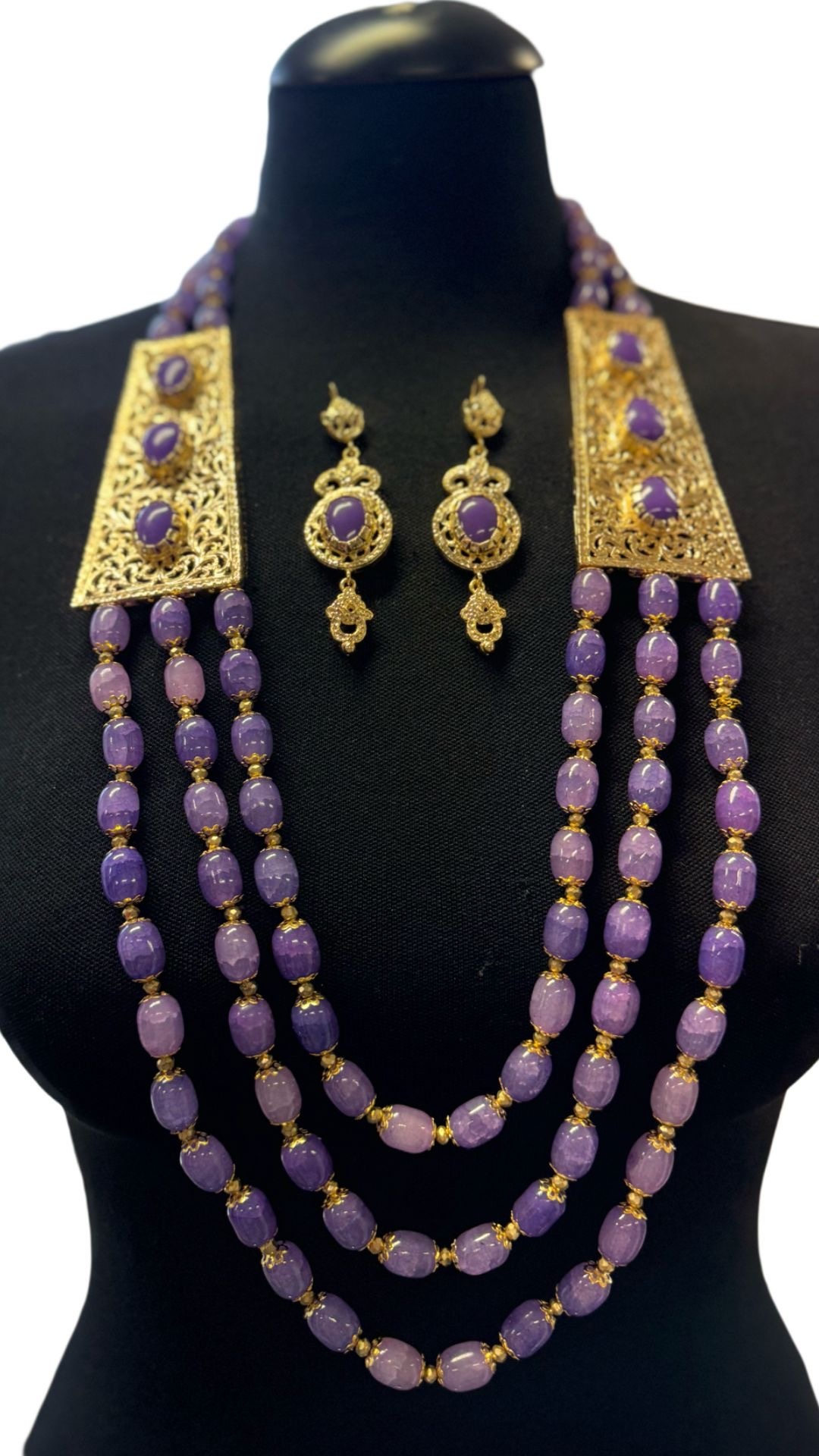 Sieraden Necklace Sherine Lila Purple