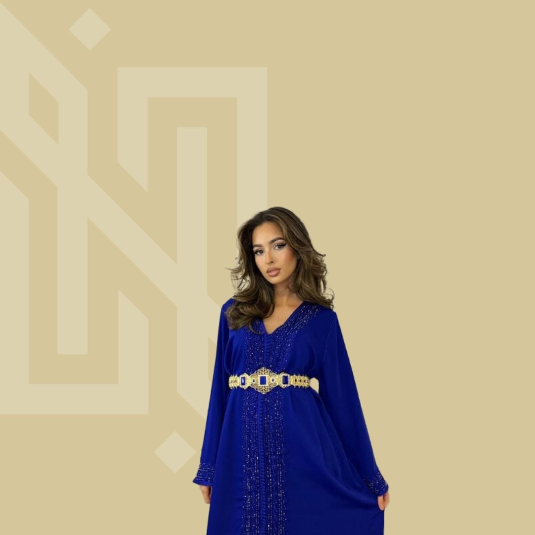 Kaftan Lara Blauw