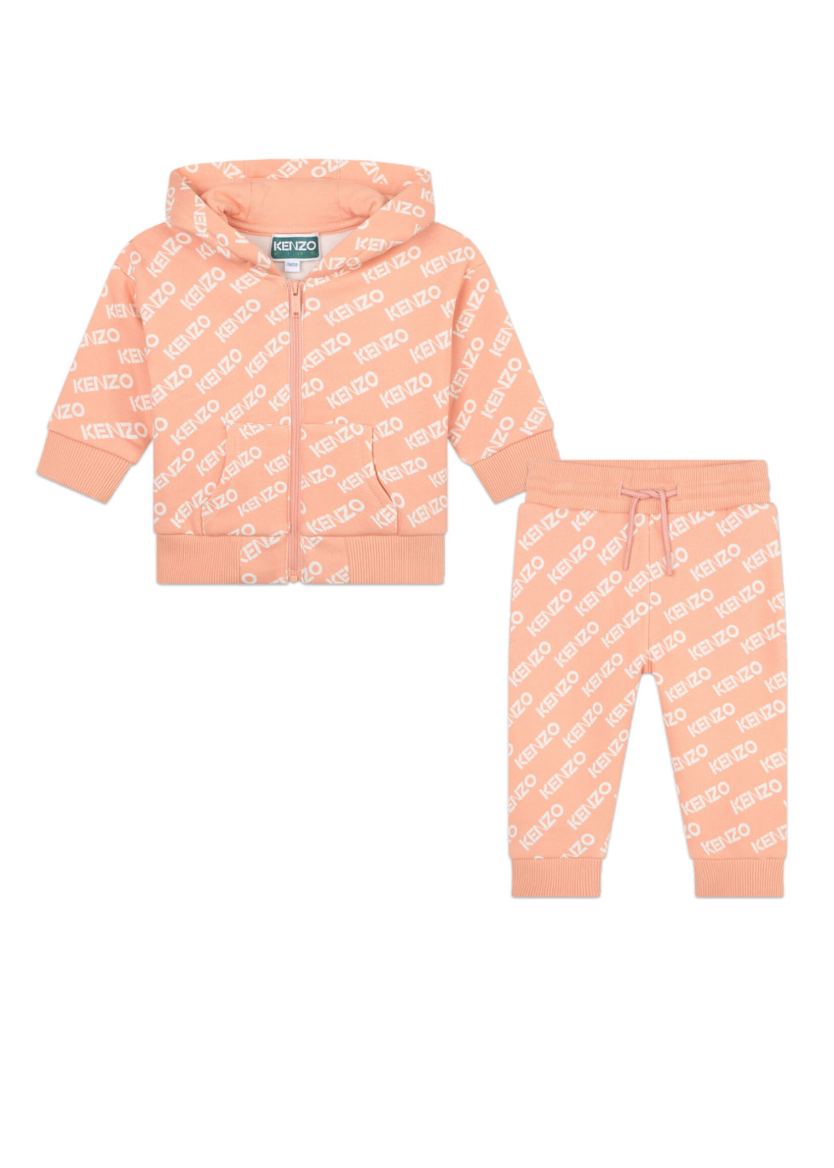 KENZO KIDS Fleece joggingpak baby roze