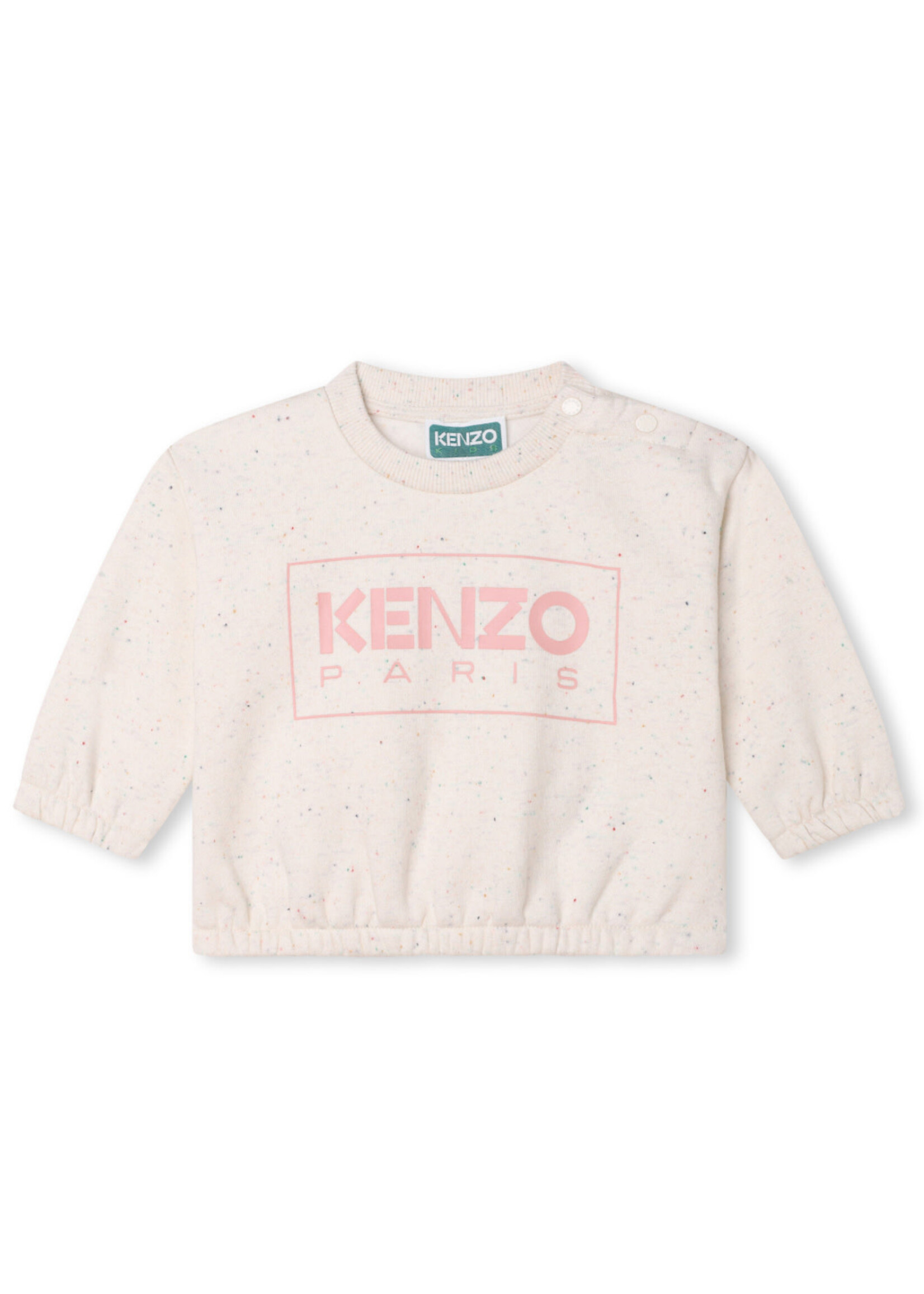 KENZO KIDS Fleece sweatshirt beige