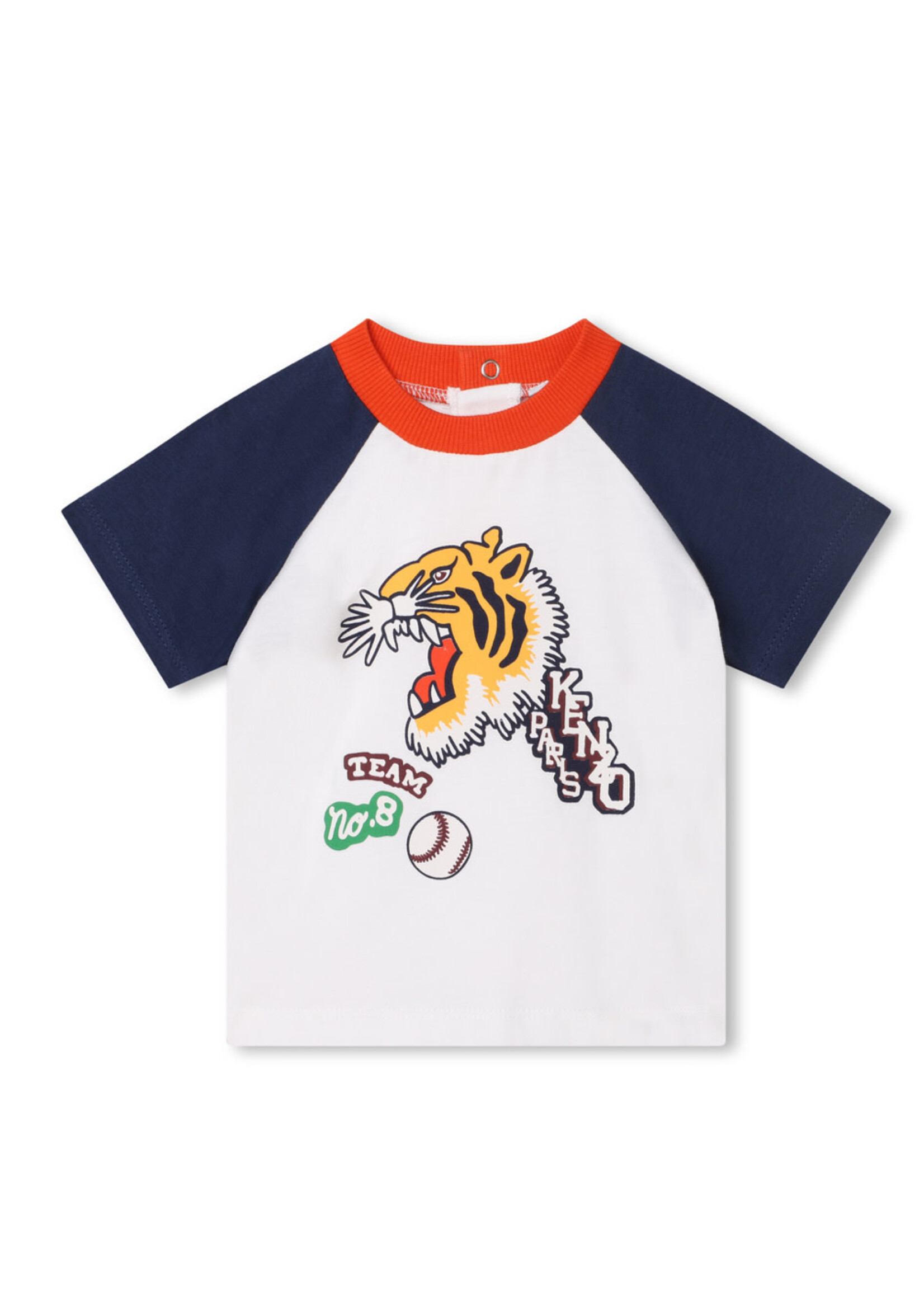 KENZO KIDS T-shirt met print baby wit