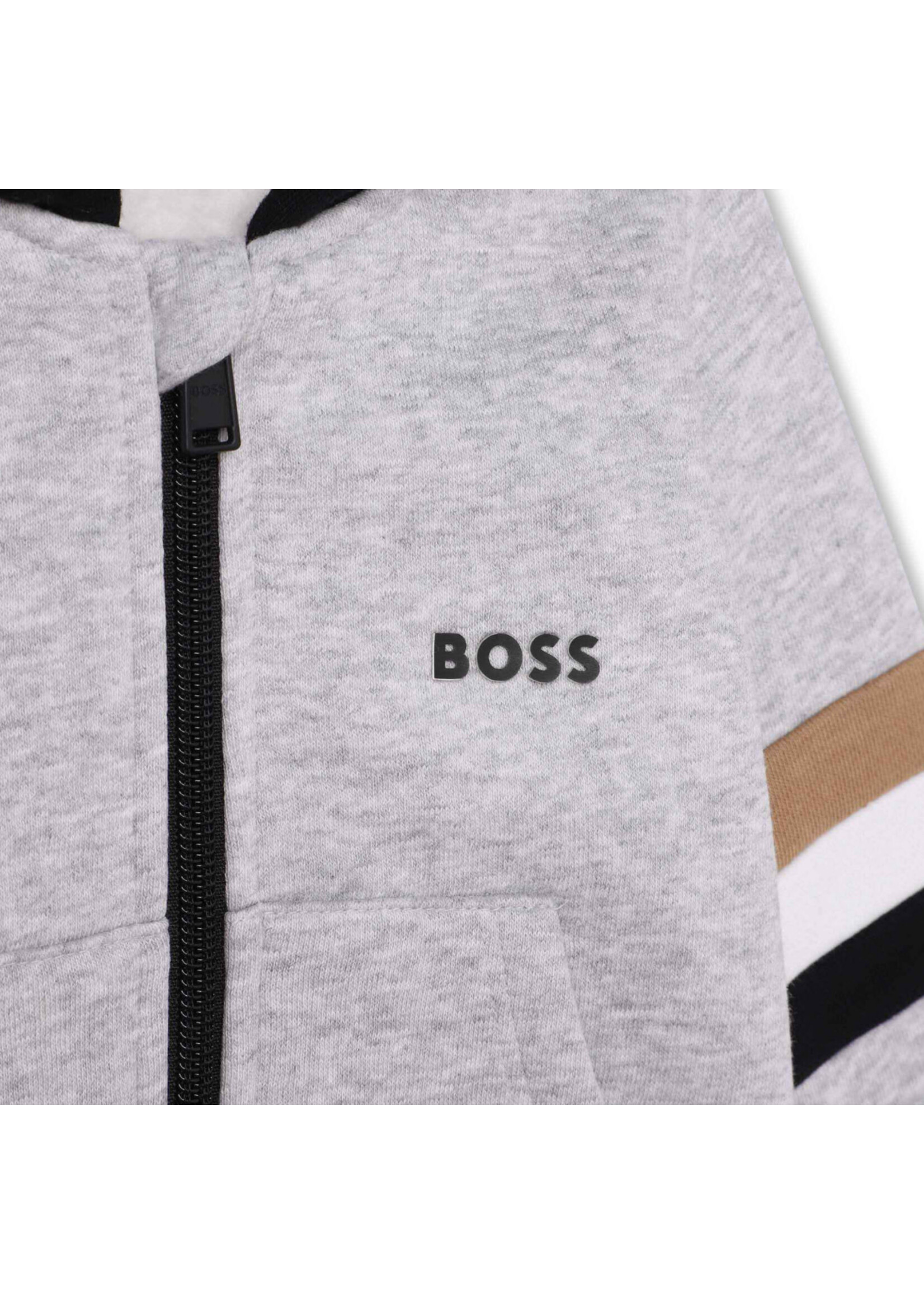 Boss Fleece sweatshirt met rits