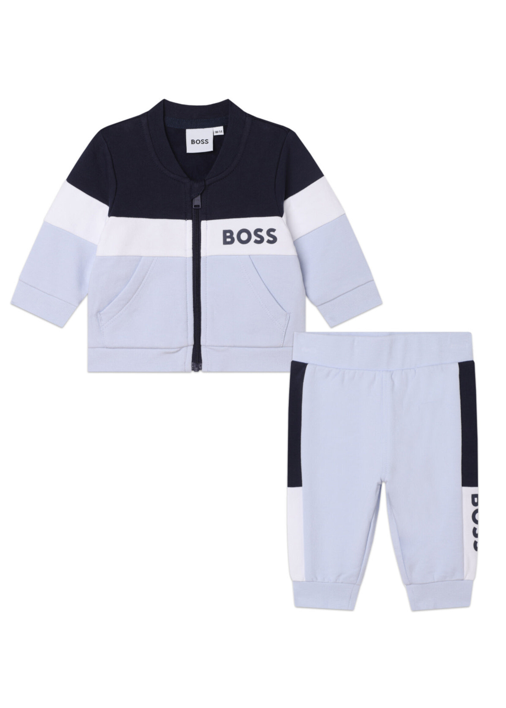 Boss  Joggingpak baby blauw