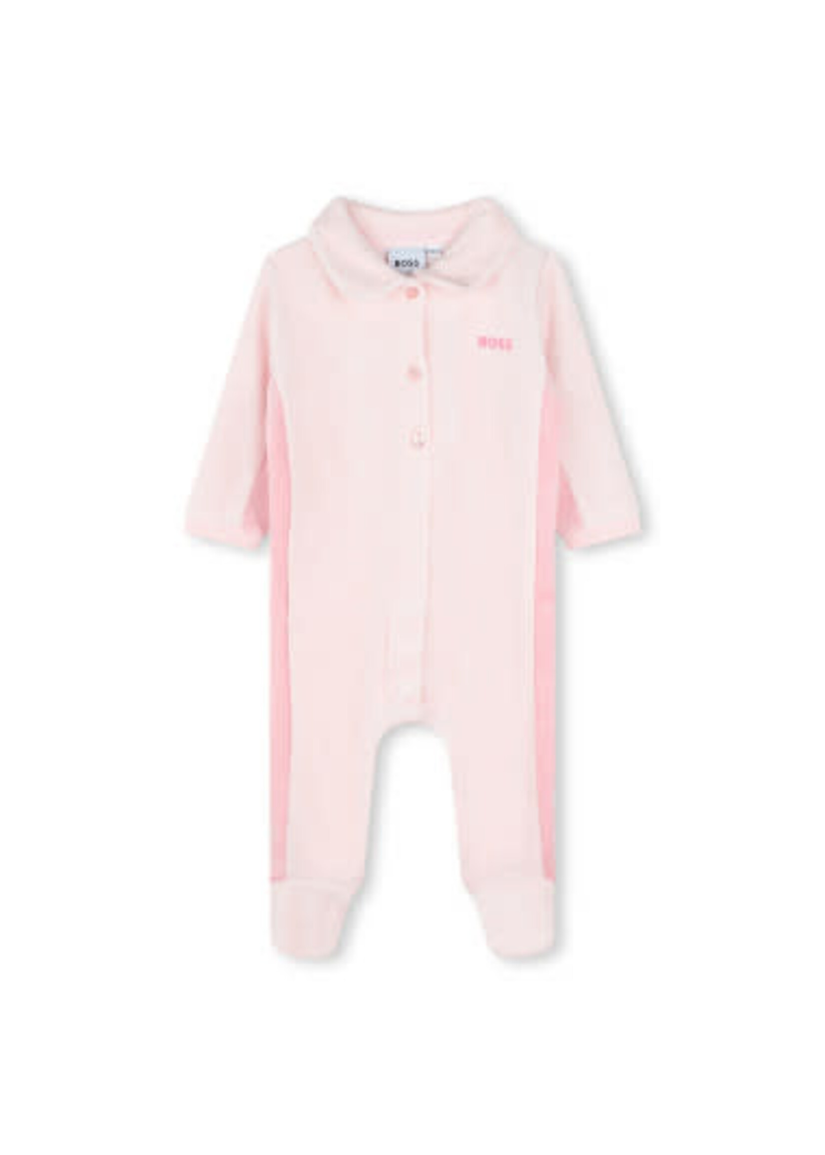 Boss Velvet pyjama baby roze