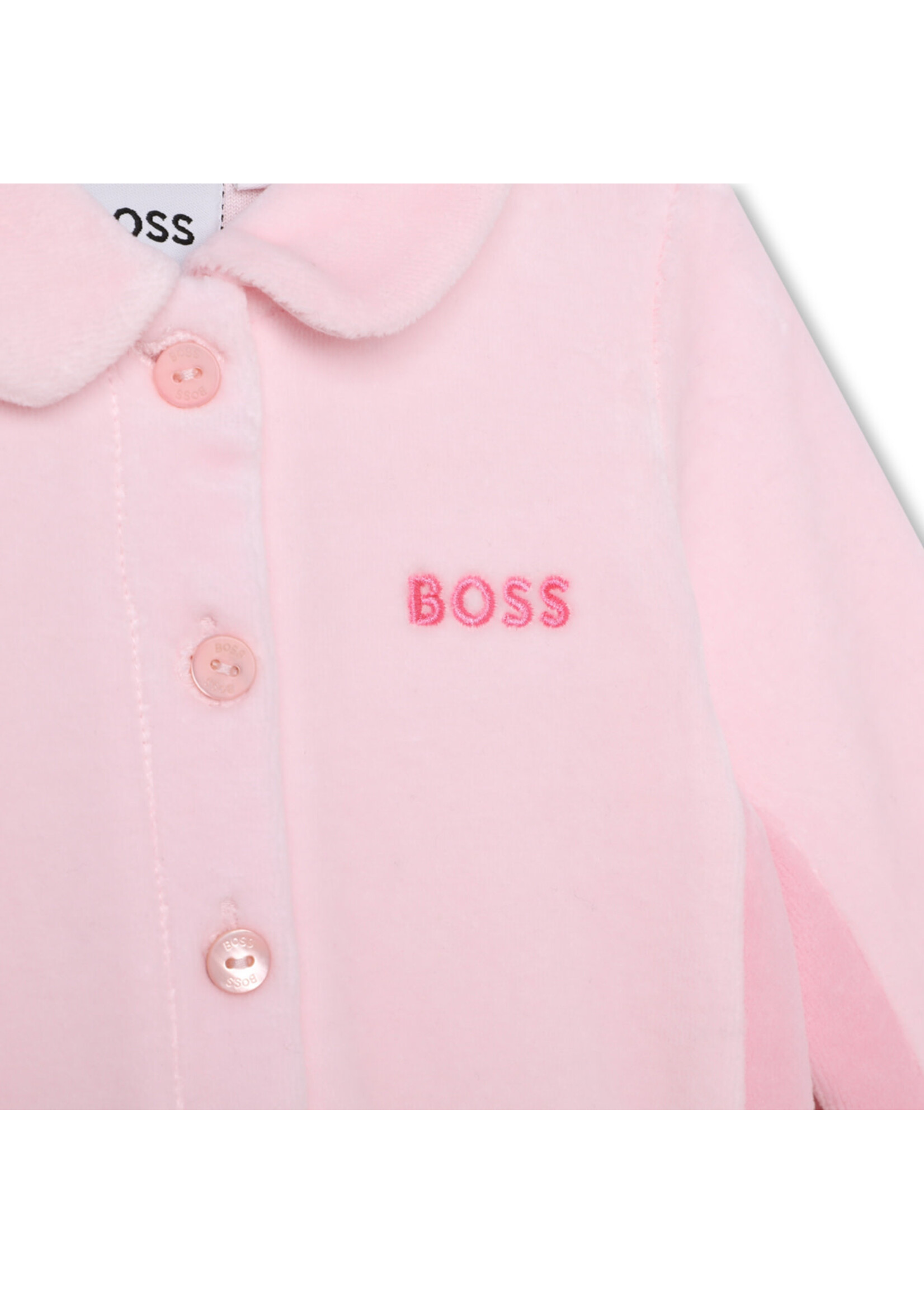 Boss Velvet pyjama baby roze