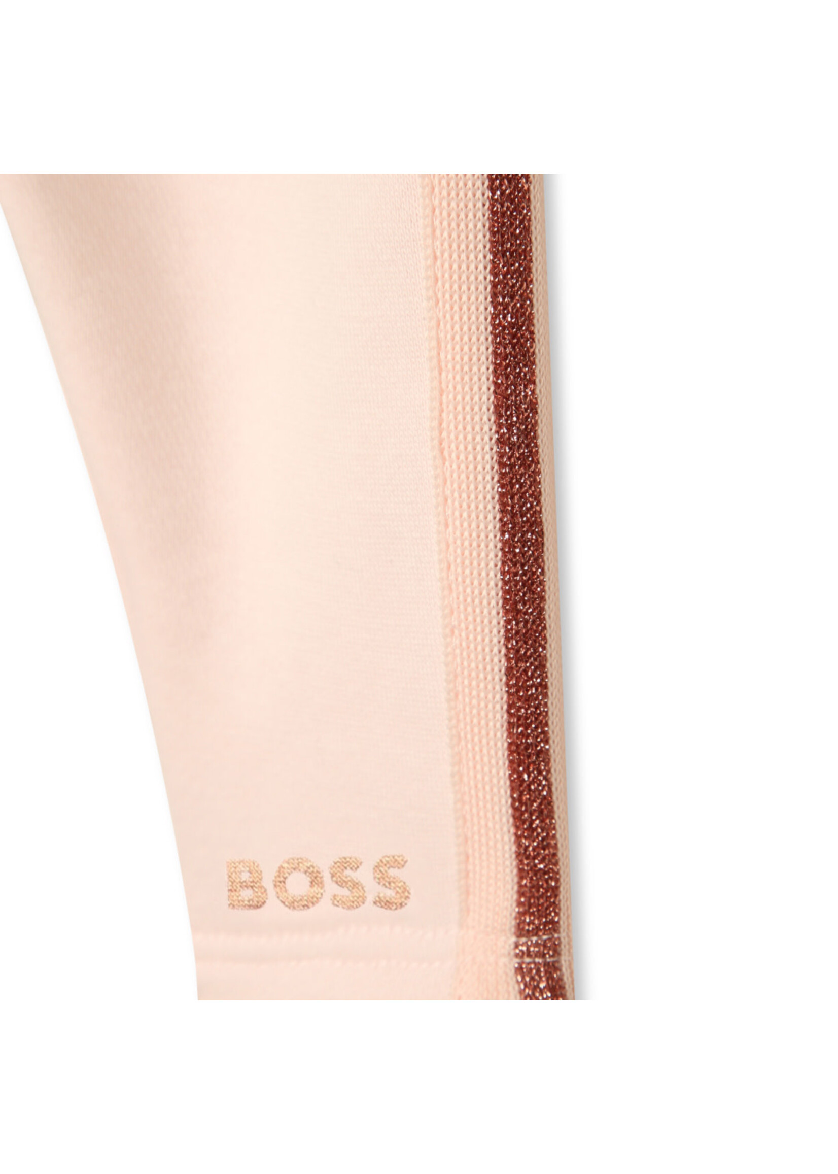 Boss Fleece joggingbroek baby roze