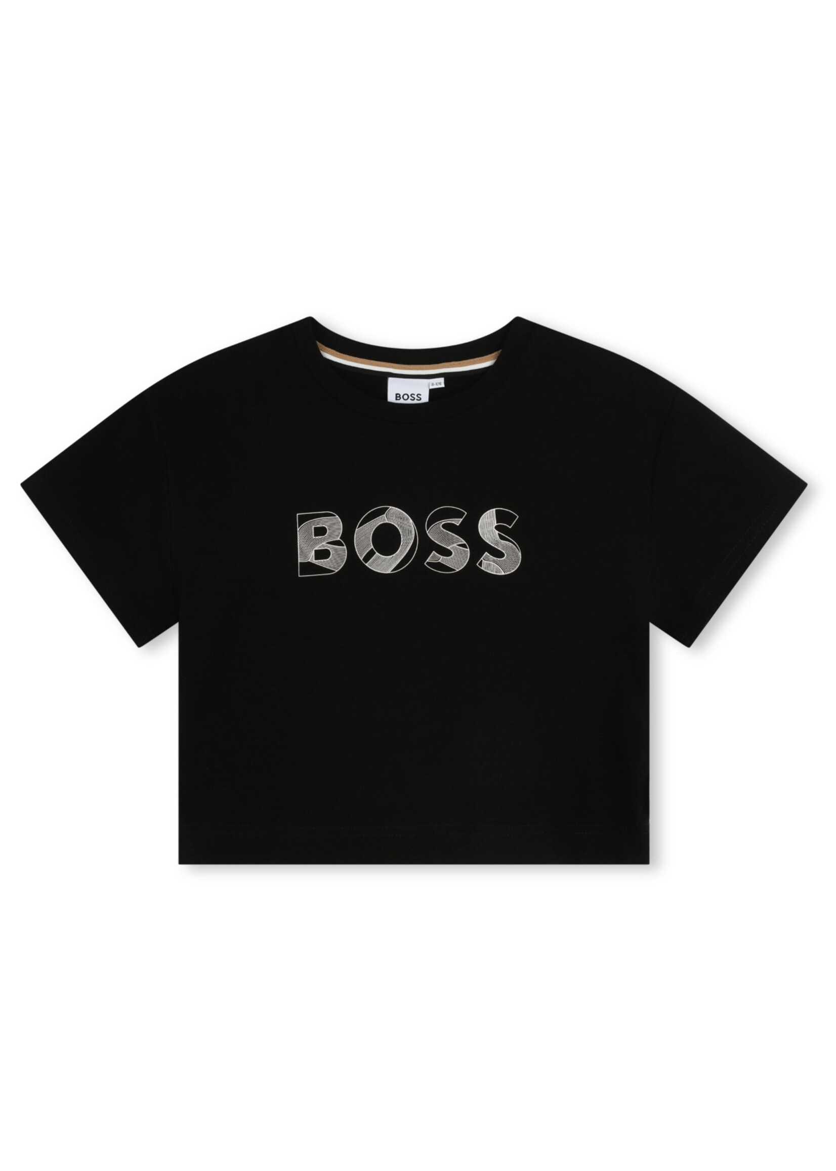 Boss Katoenen t-shirt met korte mouwen