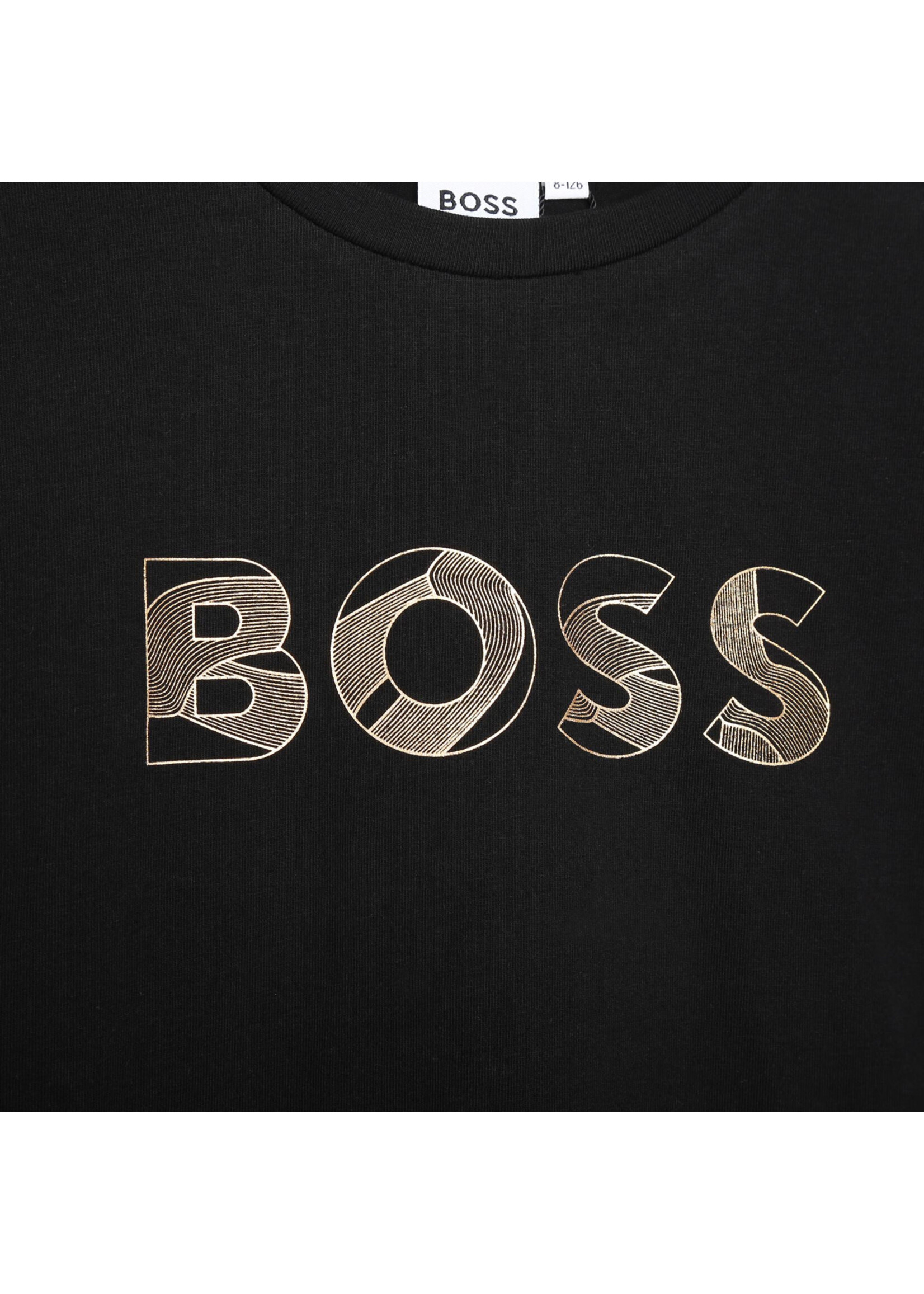 Boss Katoenen t-shirt met korte mouwen