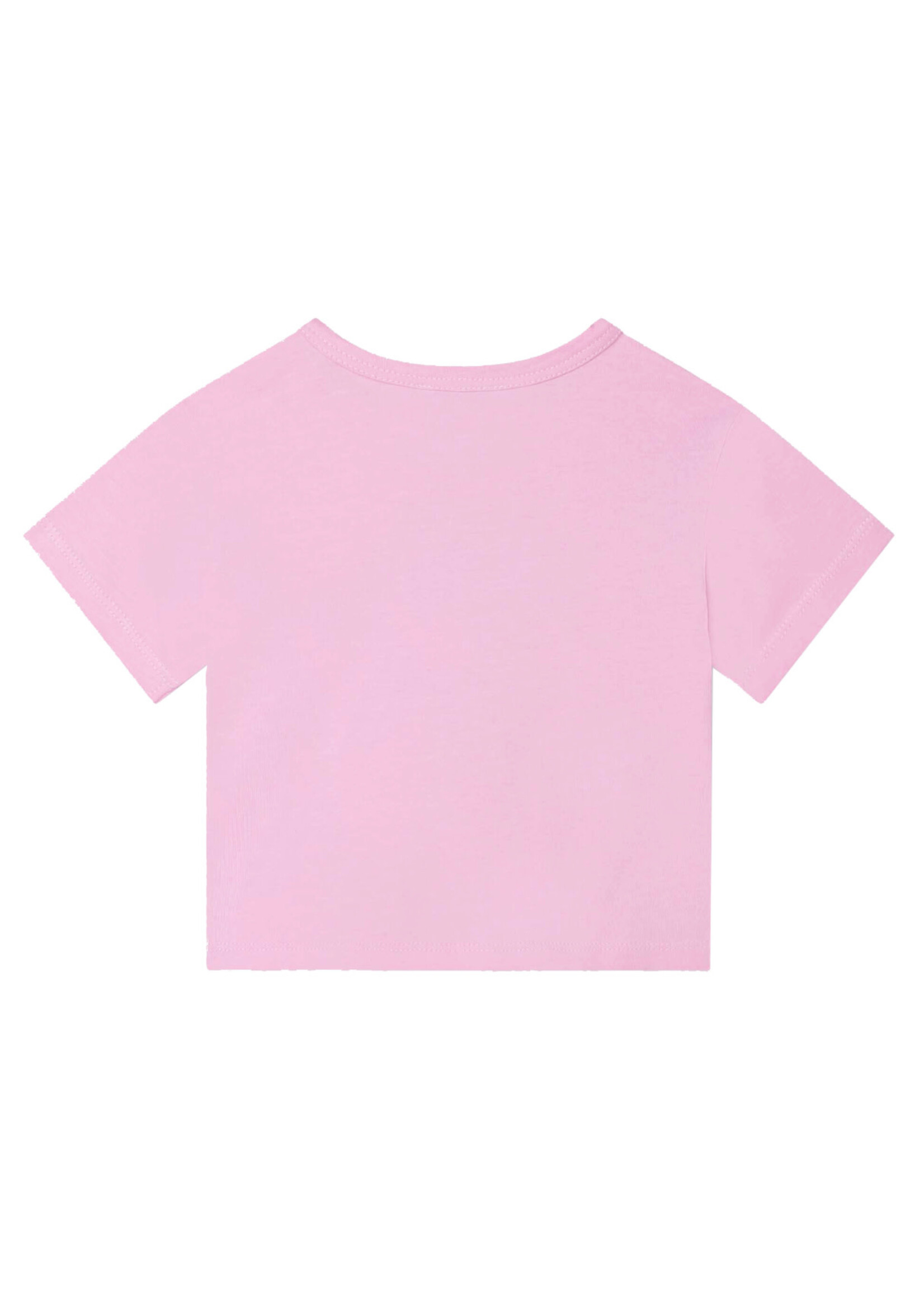 KENZO KIDS T-Shirt met tijgerprint roze