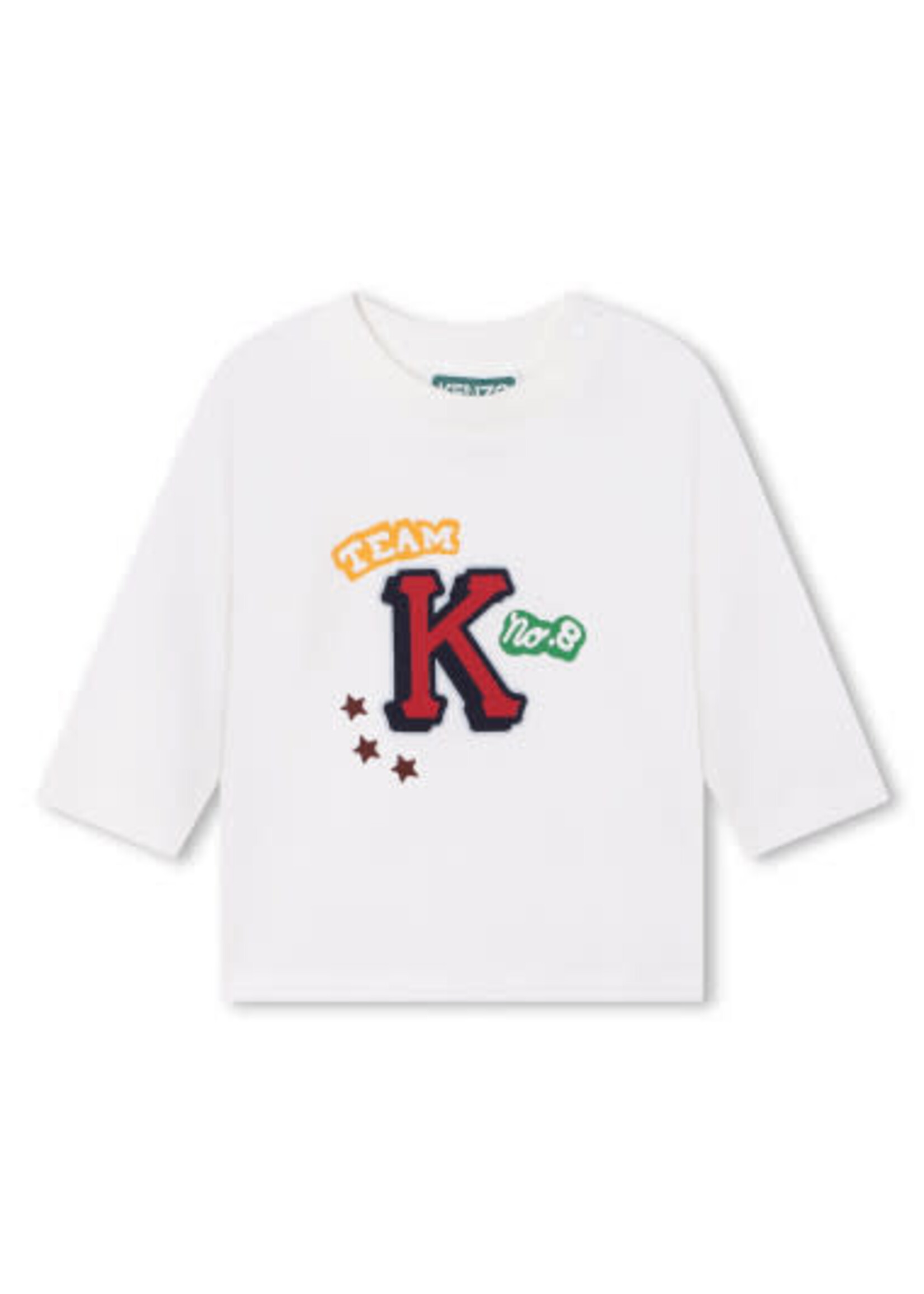 KENZO KIDS T-shirt met print baby wit