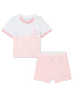 Boss BOSS - T-SHIRT+SHORT - J50824 - ROZE  LICHT