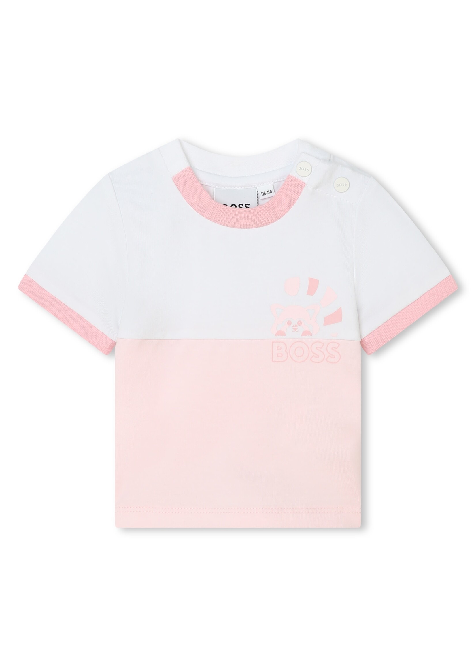 Boss BOSS - T-SHIRT+SHORT - J50824 - ROZE  LICHT