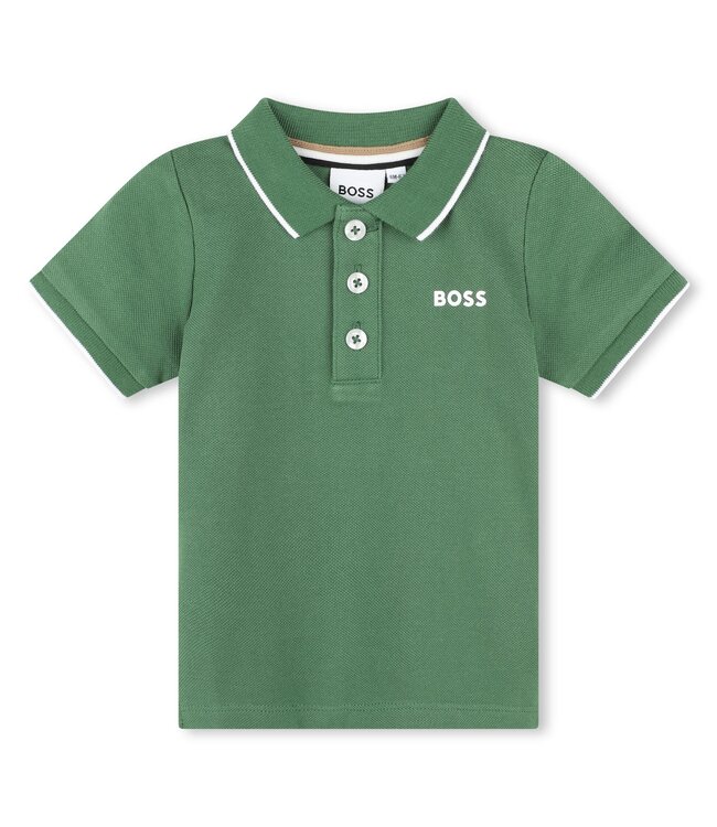 BOSS - POLO MET KORTE MOUWEN - J50593 - KAKI