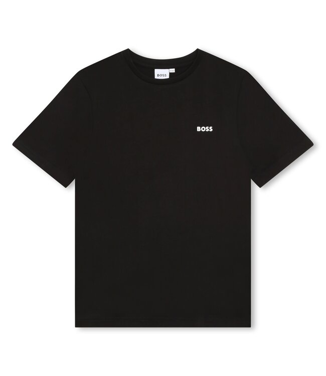 BOSS - T-SHIRT KORTE MOUWEN - J25P23 - ZWART