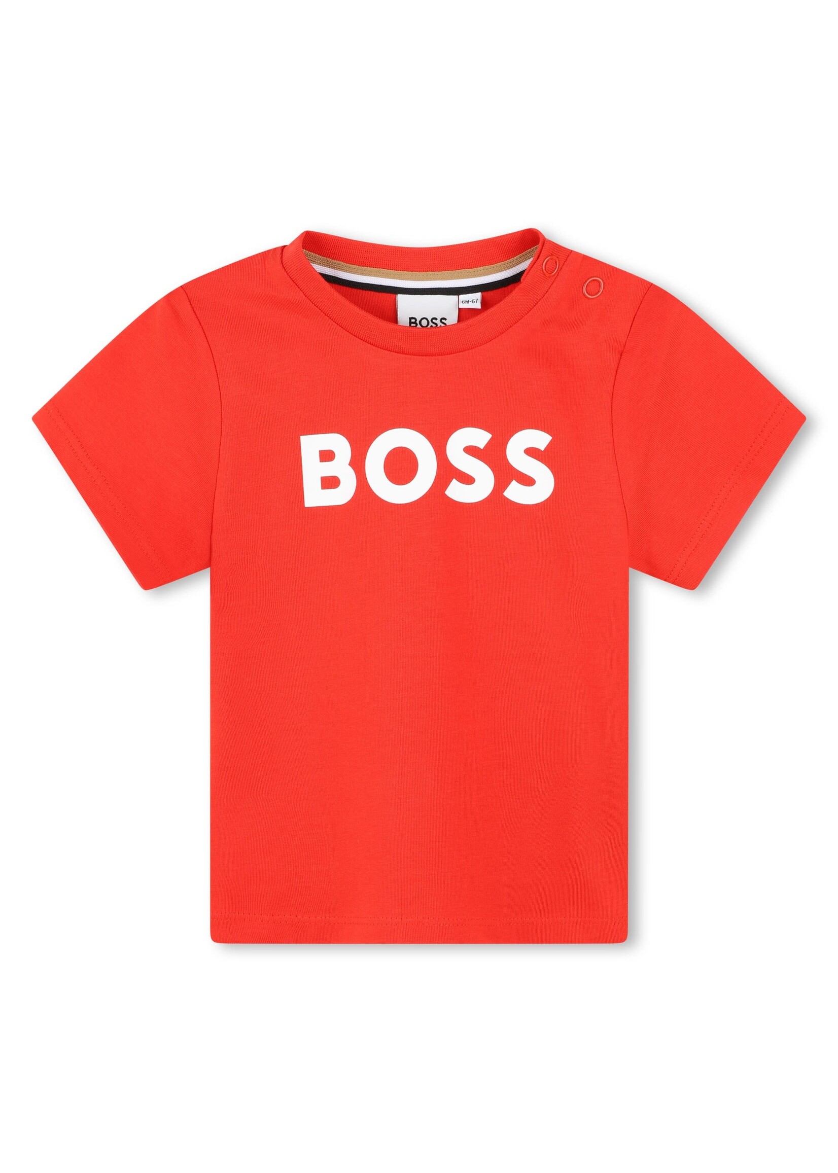 Boss BOSS - T-SHIRT KORTE MOUWEN - J50601 - FEL ROOD