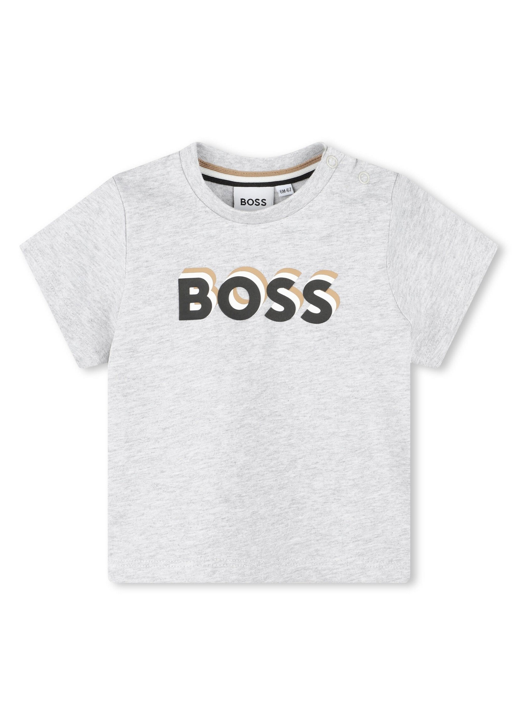 Boss BOSS - T-SHIRT KORTE MOUWEN - J50604 - SPIKKELGRIJS