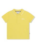 Boss BOSS - POLO MET KORTE MOUWEN - J50593 - STRO GEEL