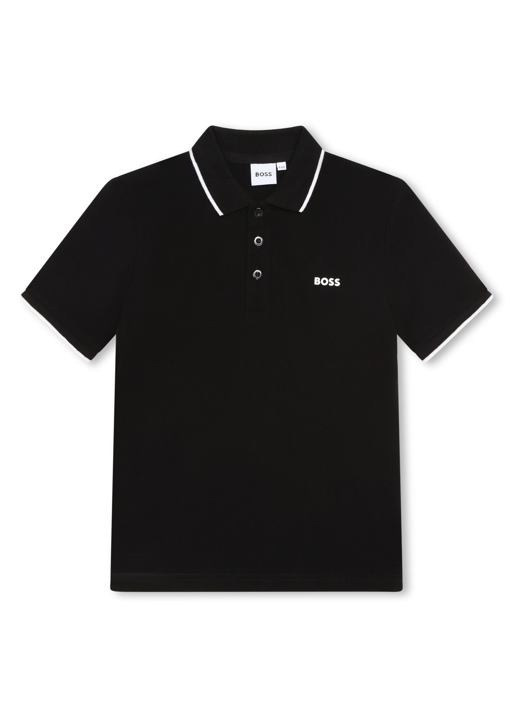 Boss BOSS - POLO MET KORTE MOUWEN - J25P26 - ZWART