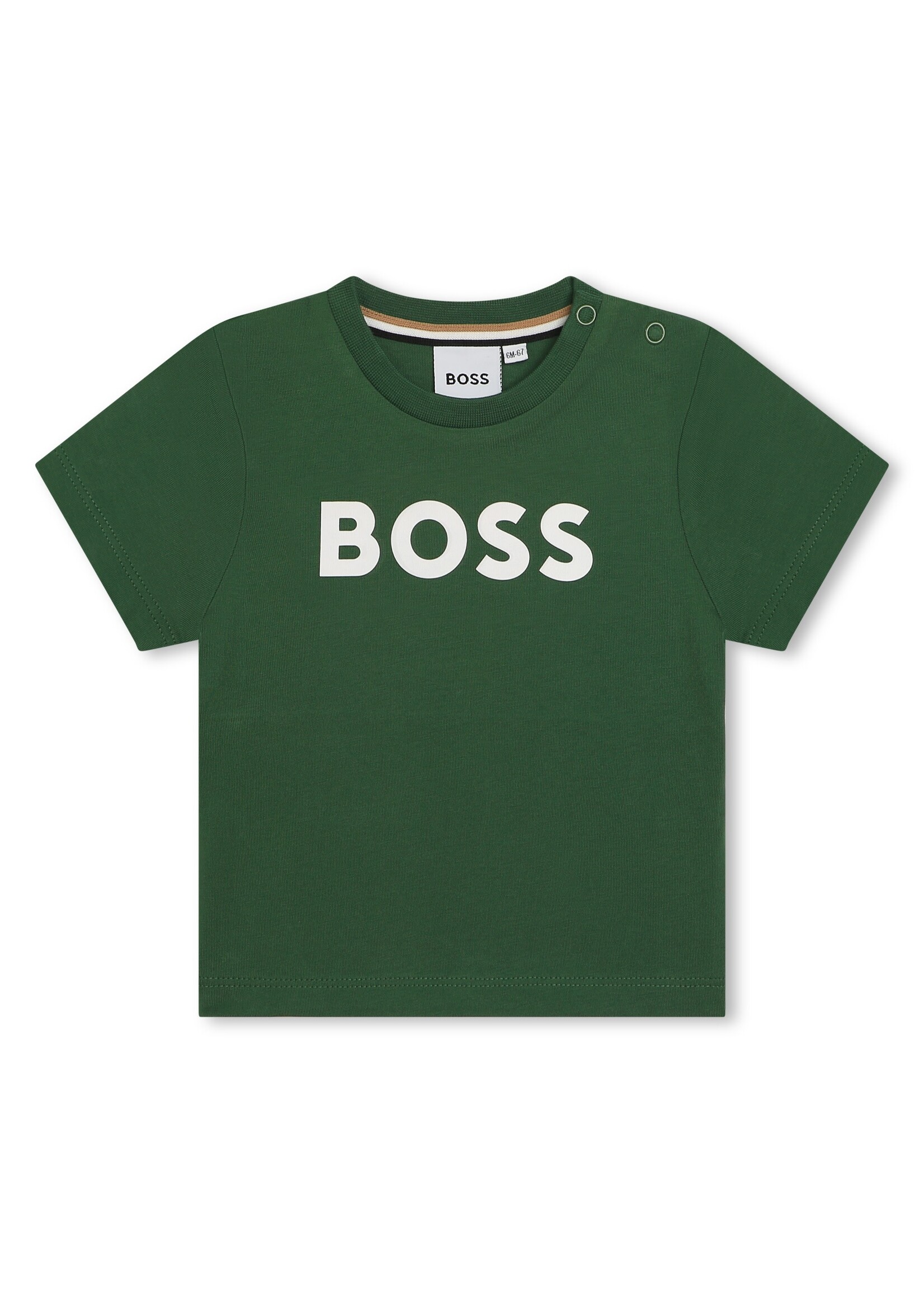 Boss BOSS - T-SHIRT KORTE MOUWEN - J50601 - KAKI - 3MAAND