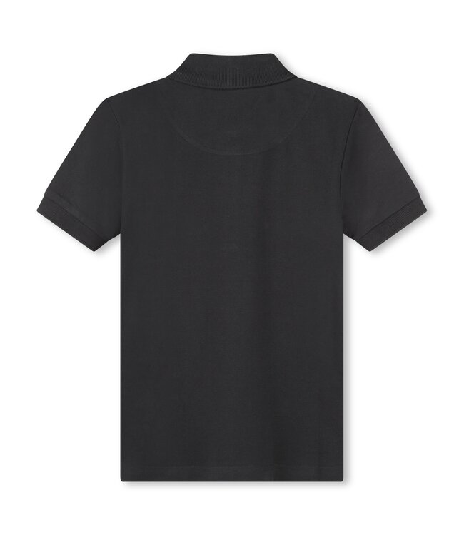 Hugo- POLO MET KORTE MOUWEN- G00015- ZWART