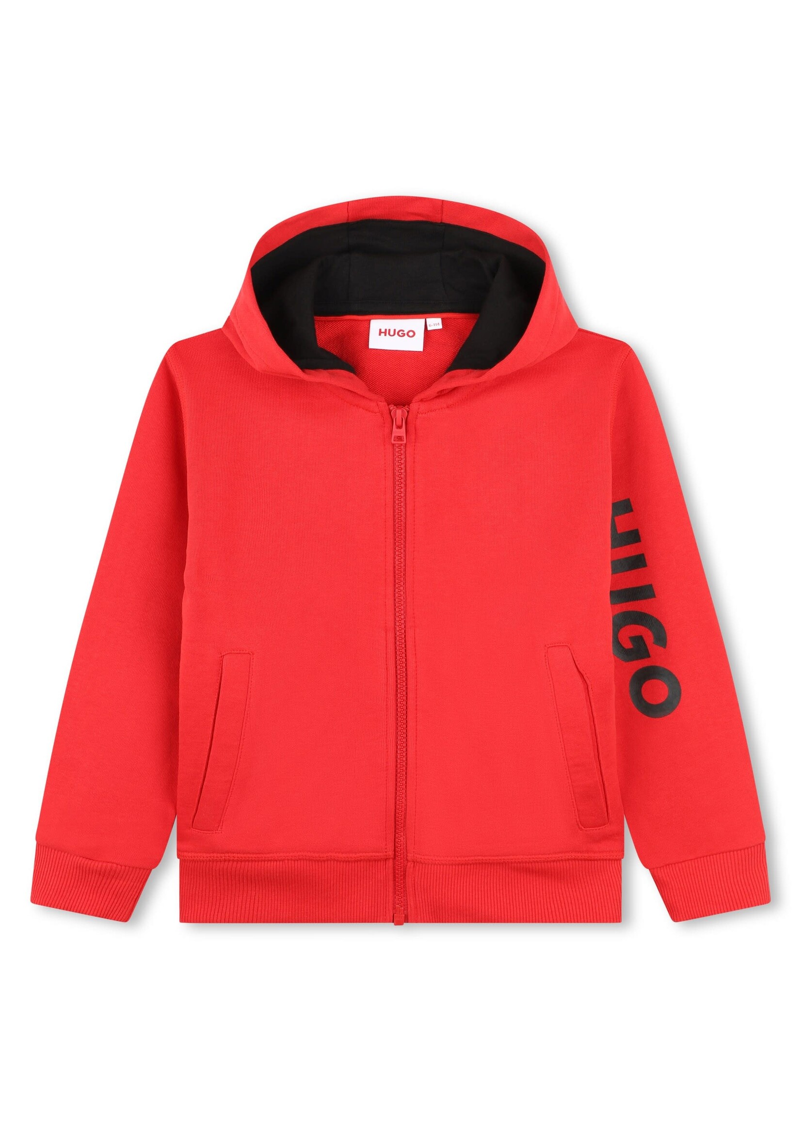 Hugo Hugo- CARDIGAN MOLLETON- G00030- FEL ROOD