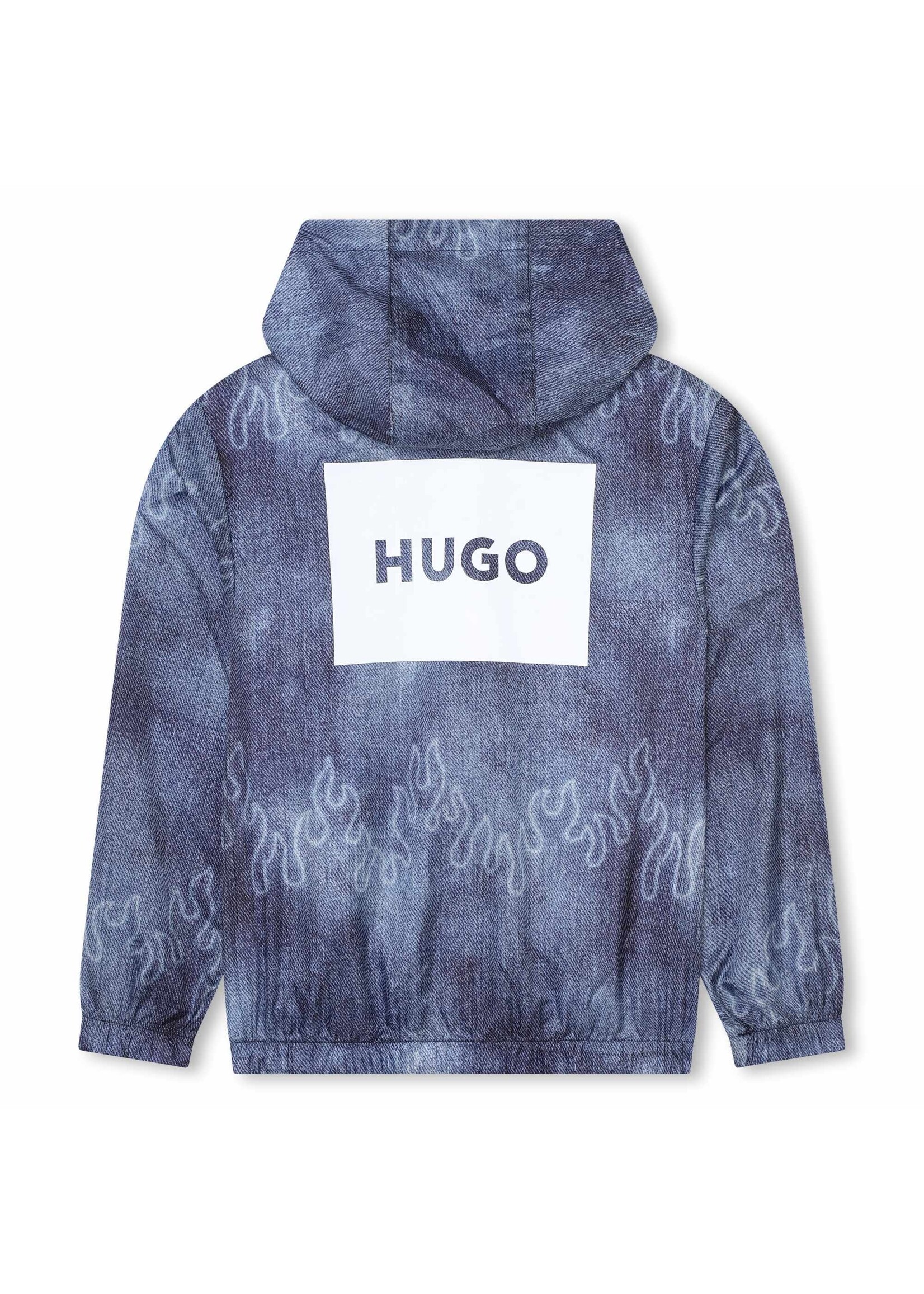 Hugo Hugo- WINDJACK MET KAP- G00058- ELECTRISCH BLAUW