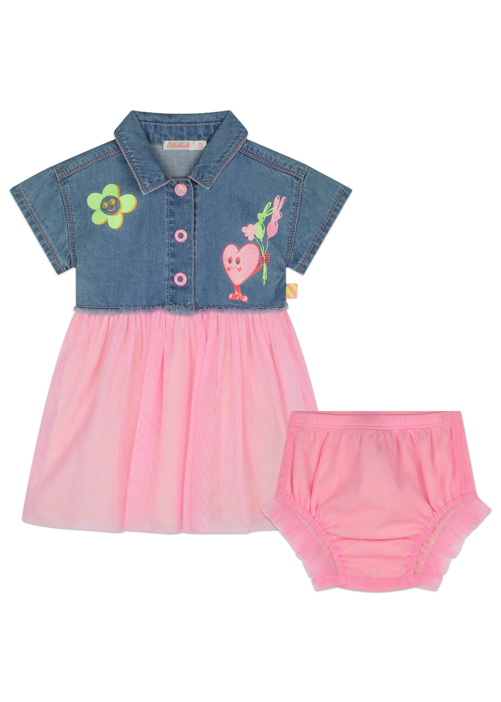 BILLIEBLUSH BILLIEBLUSH - BASIS JURK+BLOOMER - U20029 -