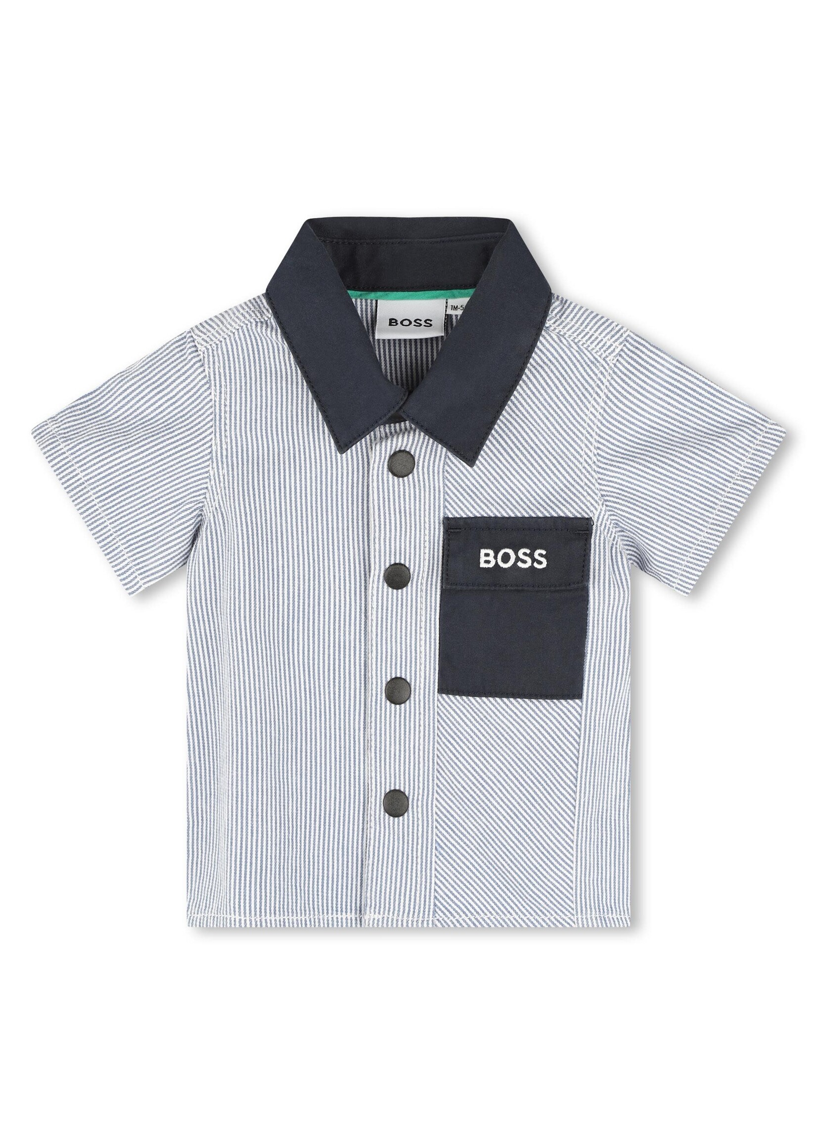 Boss BOSS - BASIS SHORT+DEBARDEUR - J50805 - BLAUW  WIT