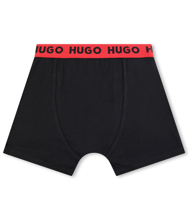 Hugo- LOT MIT 2 UNTERHOSEUND- G00124- ZWART