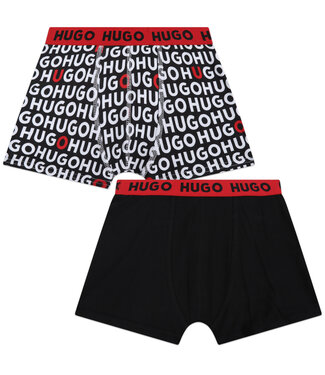 Hugo Hugo- LOT MIT 2 UNTERHOSEUND- G00124- ZWART