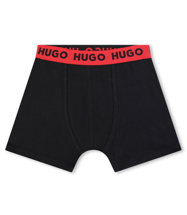 Hugo- LOT MIT 2 UNTERHOSEUND- G00124- ZWART