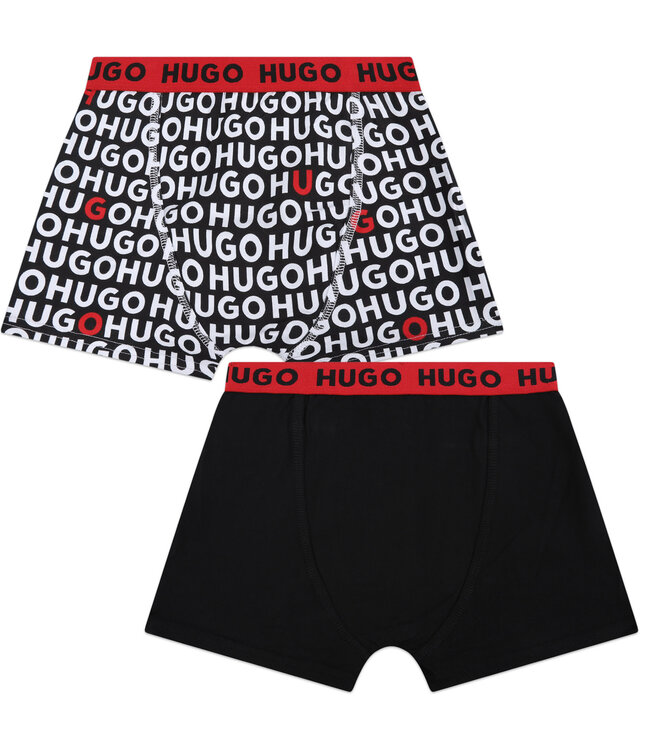 Hugo- LOT MIT 2 UNTERHOSEUND- G00124- ZWART