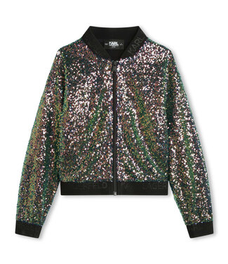 Karl Lagerfeld Karl Lagerfeld - Bomberjack met lovertjes - Z30104