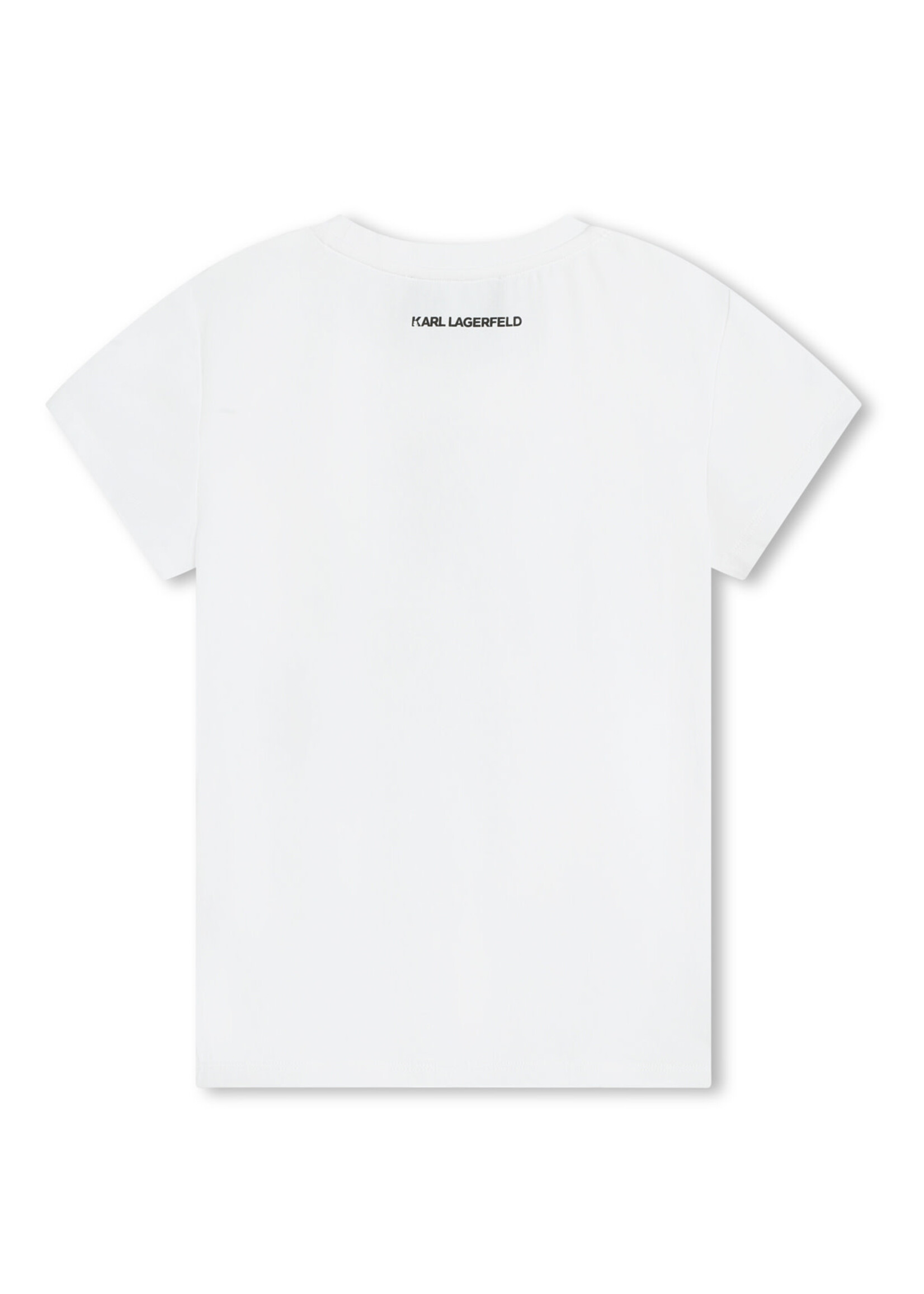 Karl Lagerfeld Karl Lagerfeld - T-shirt met strass logo