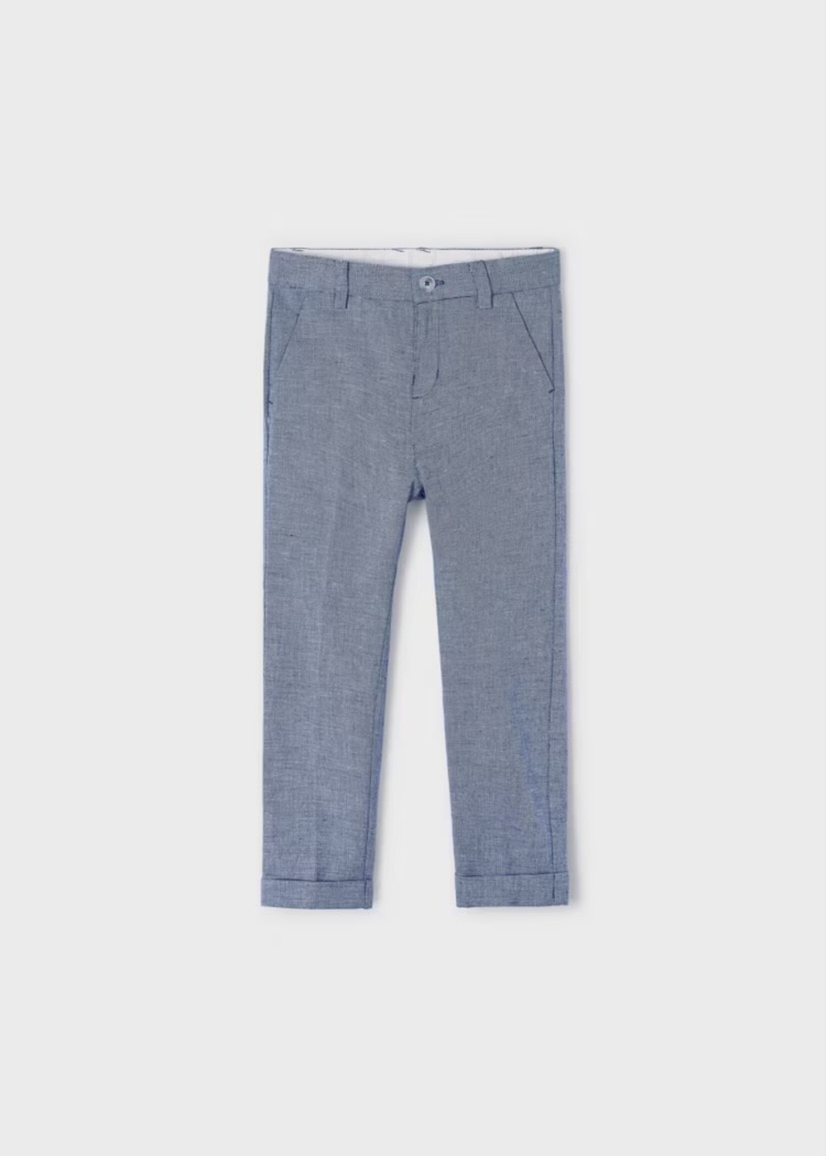 Mayoral -  Linnenbroek blauw - 3542
