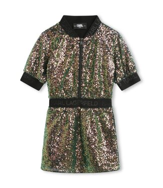 Karl Lagerfeld Karl Lagerfeld - Jurk met lovertjes - Z30085