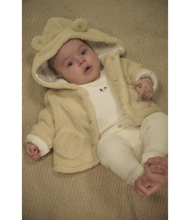 Petite Maison - Fluffy vest met capuchon - 7304