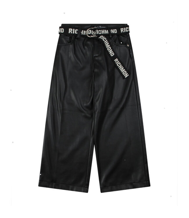John Richmond Leren Broek met belt