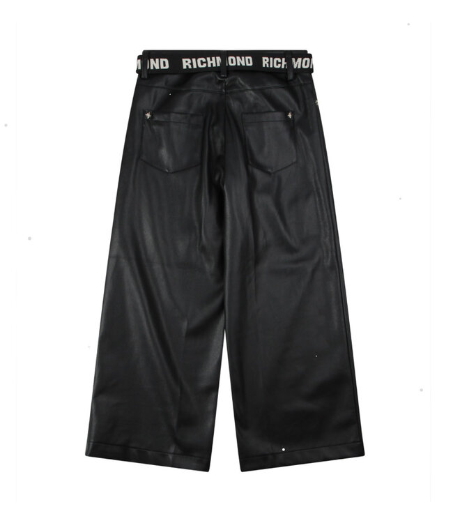 John Richmond Leren Broek met belt