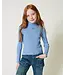 Twinset Ribbed Jumper Blauw -3190