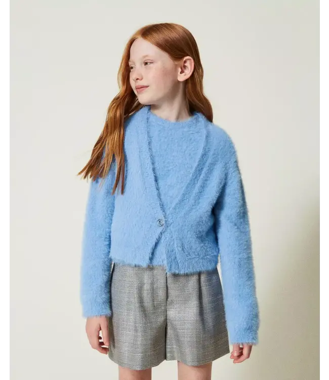 Twinset Faux Fur Cardigan - 3211