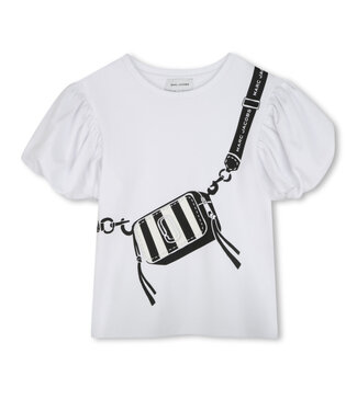 Marc Jacobs Marc Jacobs T-shirt met plooi mouwen - W60464
