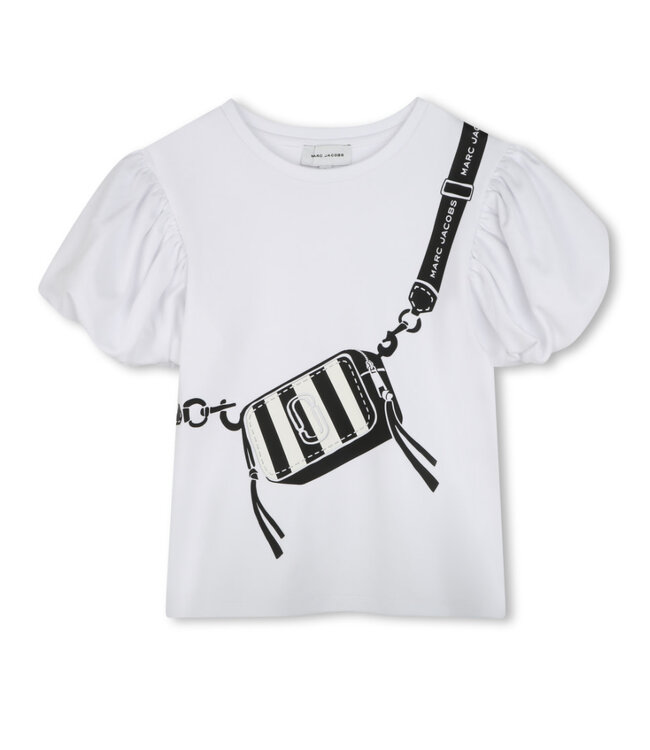 Marc Jacobs T-shirt met plooi mouwen - W60464
