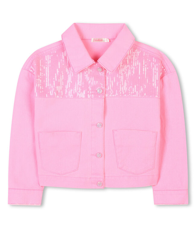Billieblush Spijkerjas met lovertjes - U20887