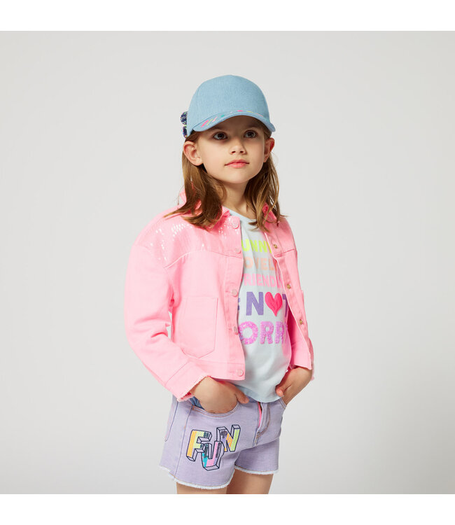 Billieblush Spijkerjas met lovertjes - U20887