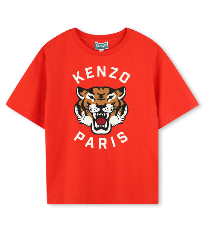 Kenzo Kids T-shirt met korte mouwen Rood - K61137