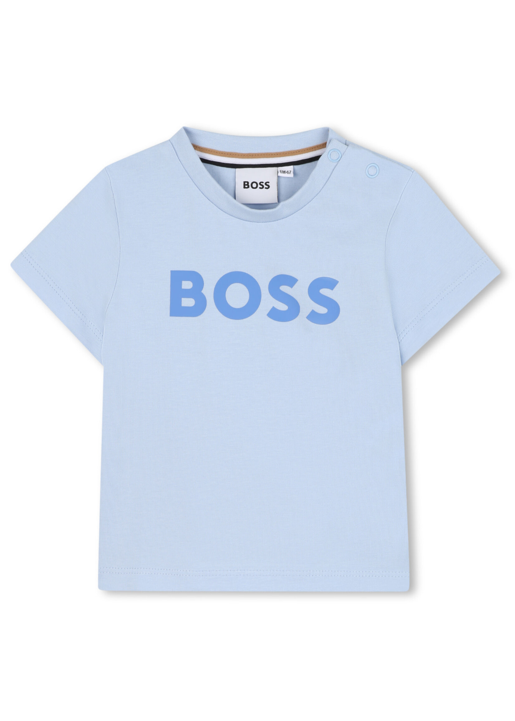 Boss Boss T-Shirt met korte mouwen licht blauw  - J52105